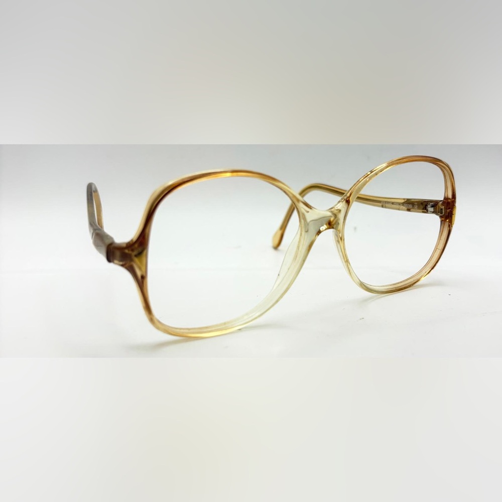 Vintage Adensco 8601 Brown Translucent Oval Sunglasses Frames Only